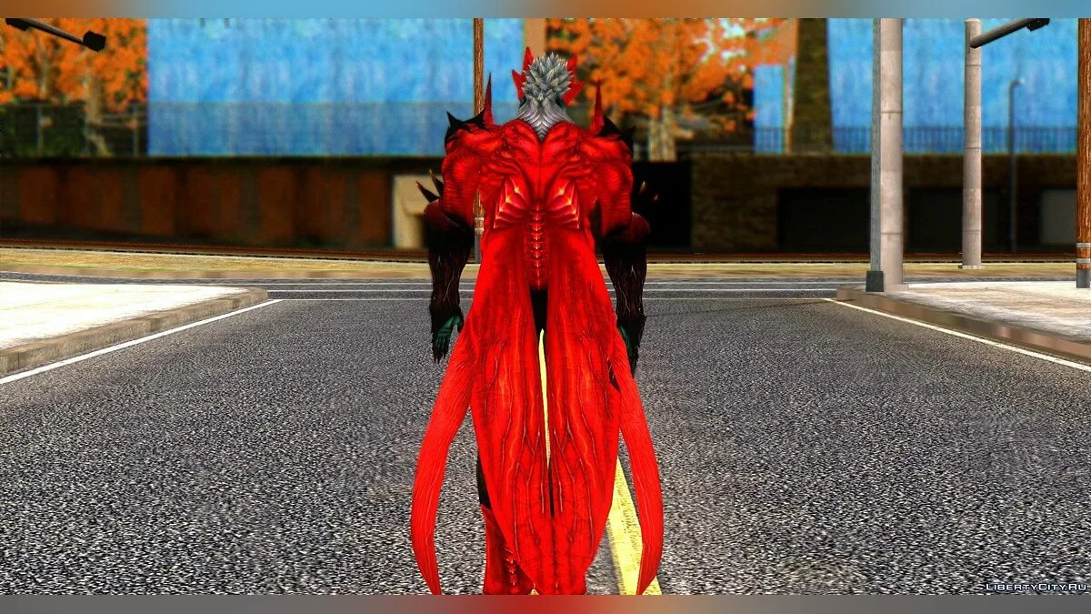 Dante Demon from Devil May Cry 4 / GTA San Andreas