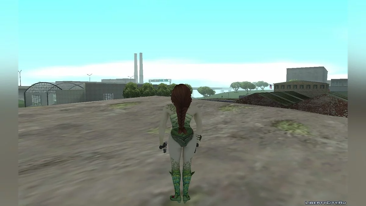 Poison Ivy from Injustice 2 / GTA San Andreas