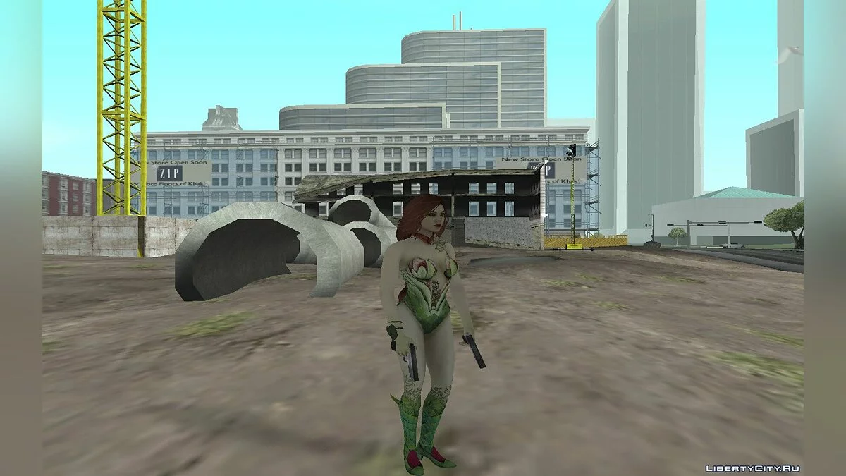 Poison Ivy from Injustice 2 / GTA San Andreas
