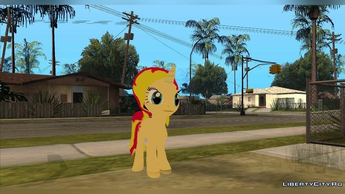 Скачать Sunset Shimmer (My Little Pony) для GTA San Andreas