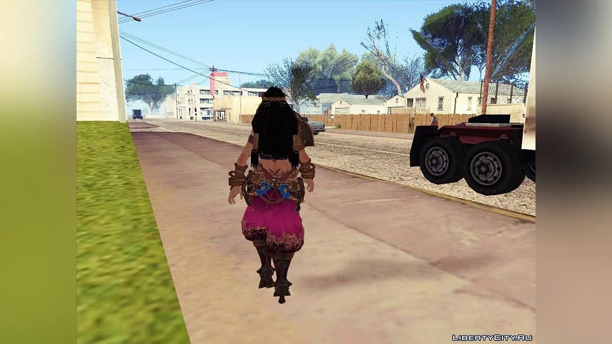 Aisha from Renaissance Heroes / GTA San Andreas
