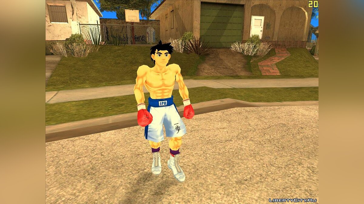 Скачать Boxer from Hajime no Ippo для GTA San Andreas