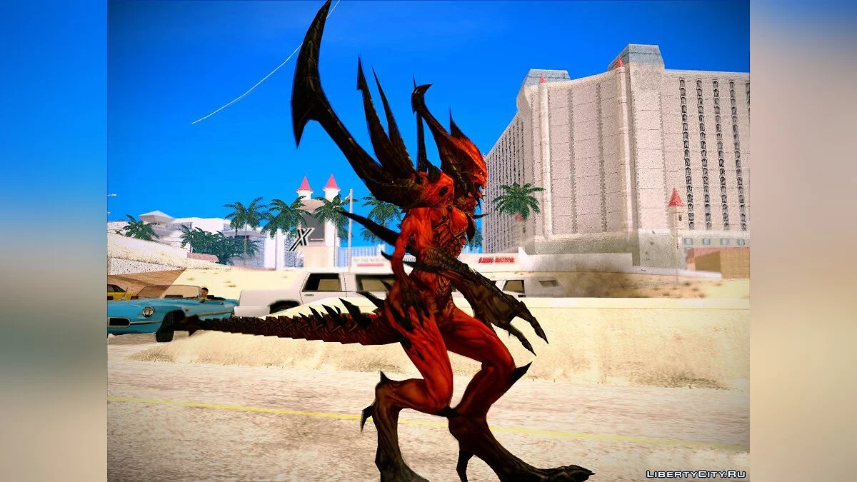 Diablo from Diablo III / GTA San Andreas