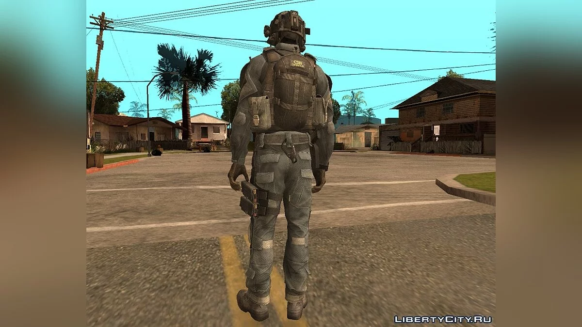 Lt. David Hesh Walker из Call Of Duty Ghosts / GTA San Andreas