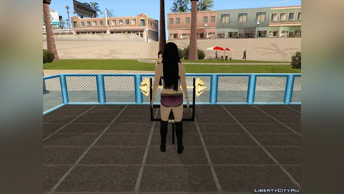 Paige from WWE 2015 / GTA San Andreas