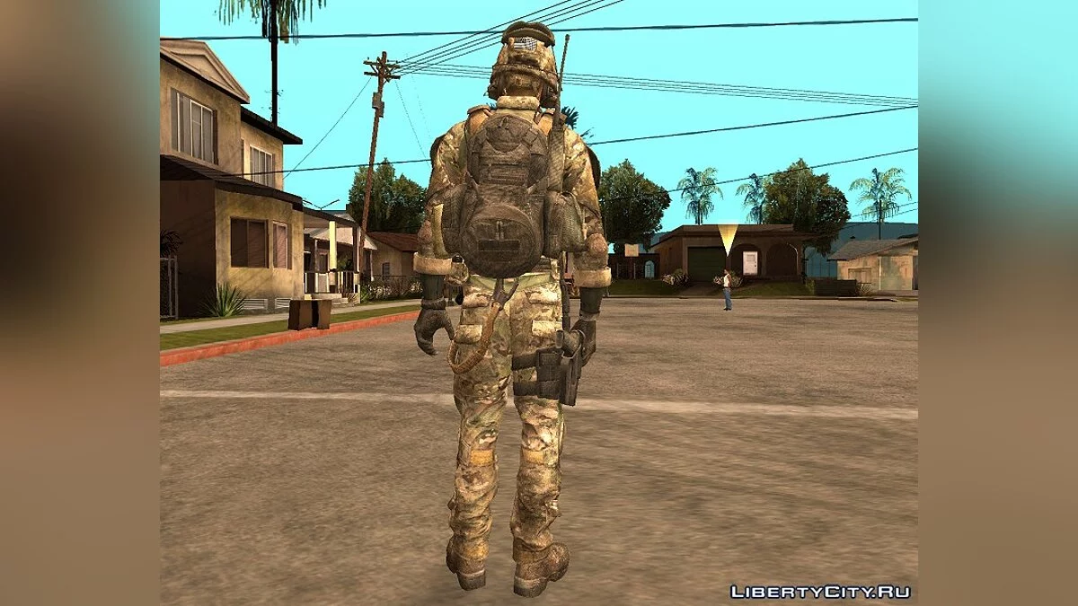 Ranger из Call Of Duty Ghosts / GTA San Andreas