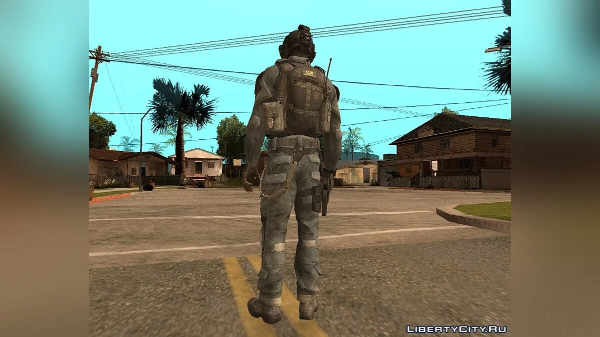 Sgt Keegan P.Russ из Call Of Duty Ghosts / GTA San Andreas