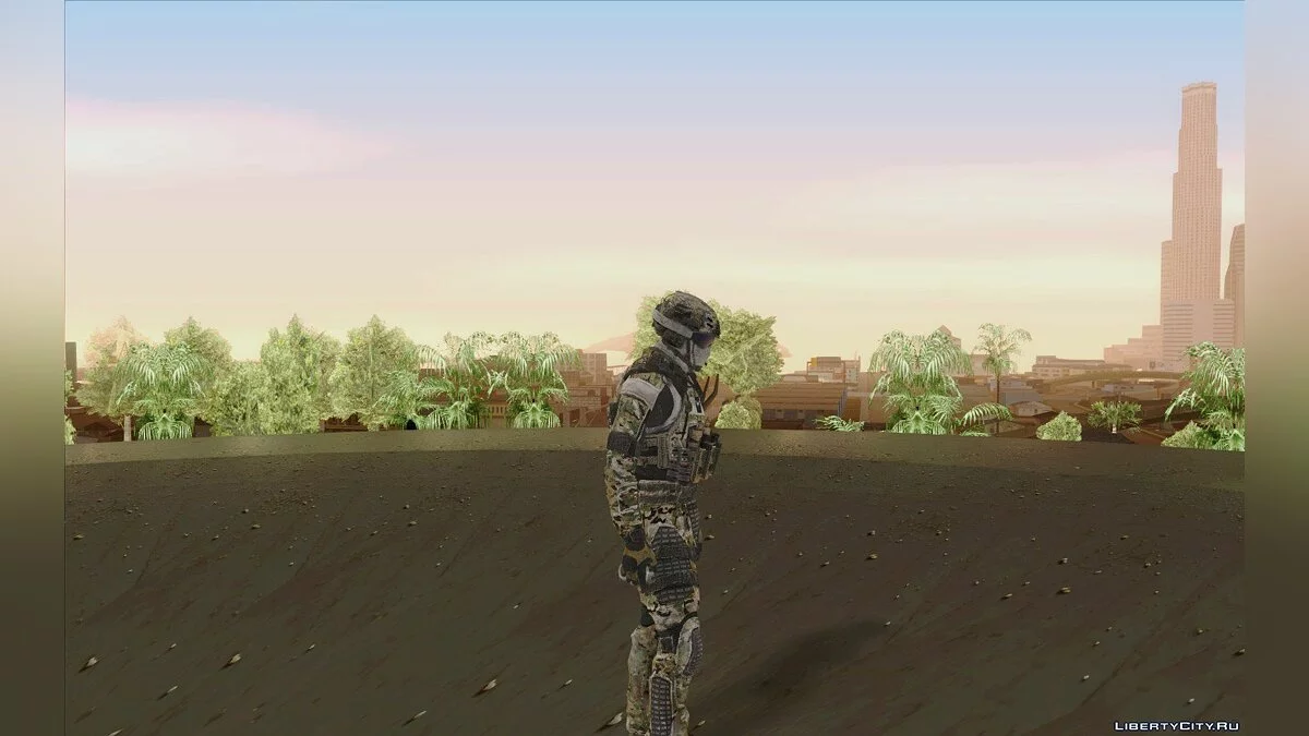 Crosby from Call of Duty Black Ops II / GTA San Andreas