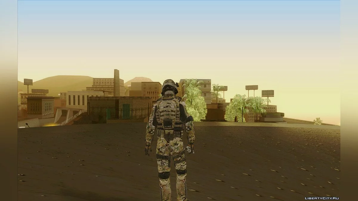 Crosby from Call of Duty Black Ops II / GTA San Andreas