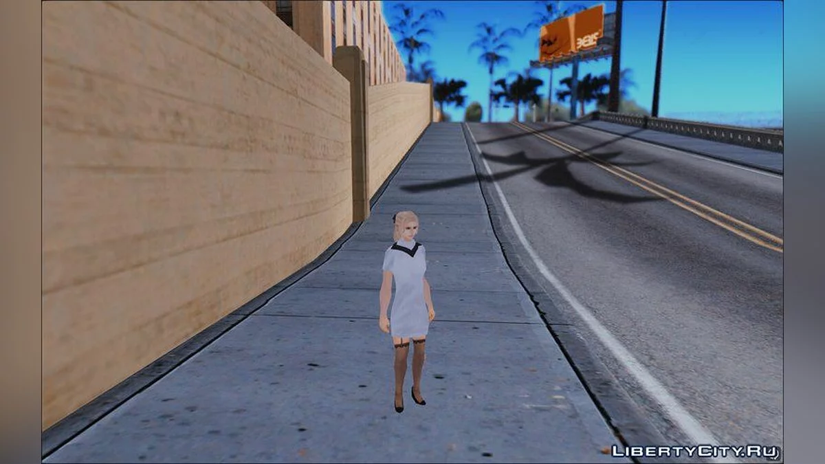 Black/White Clothes One-Piece / GTA San Andreas