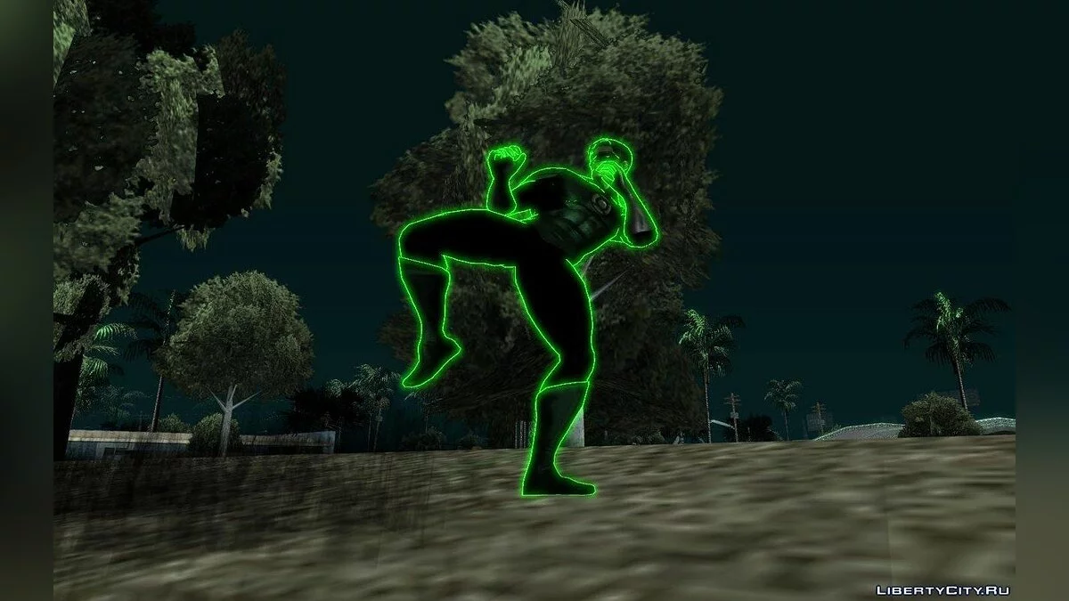 Green Lantern (Injustice: Gods Among Us) / GTA San Andreas