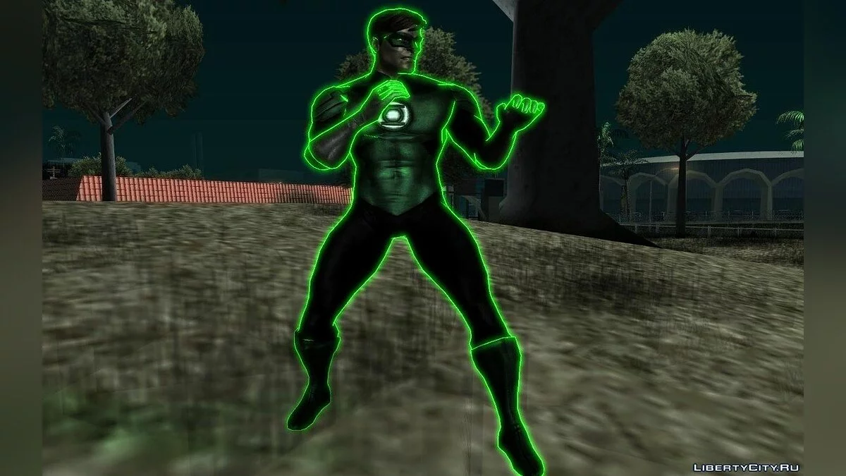 Green Lantern (Injustice: Gods Among Us) / GTA San Andreas