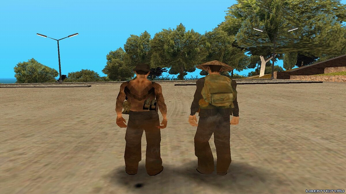 Скачать Vietcongs skins from Battlefield: Vietnam для GTA San Andreas