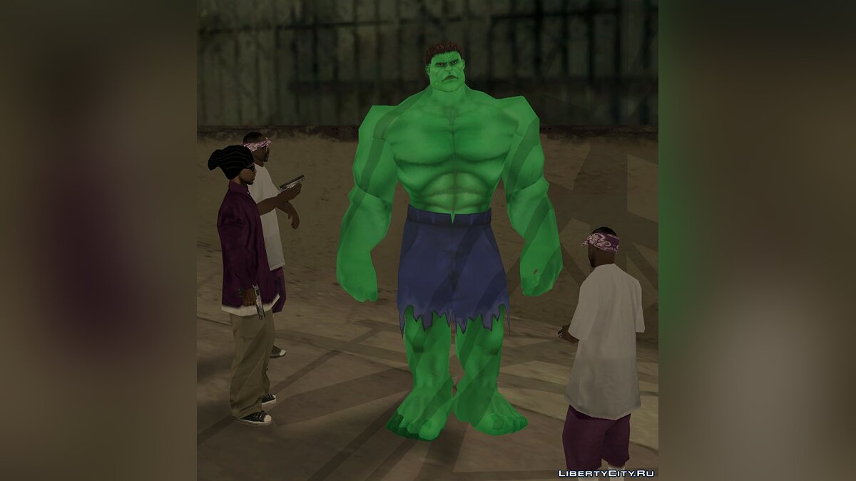 Скачать Hulk(2003) для GTA San Andreas