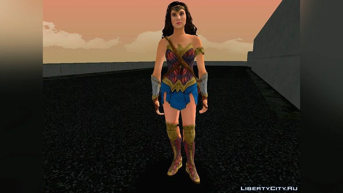 Injustice 2 - WonderWoman JL / GTA San Andreas