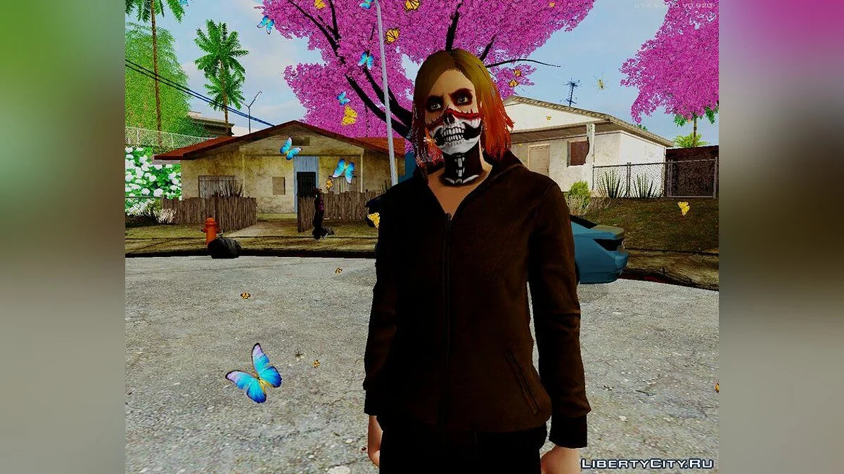 Skin Random # 5 GTA Online [Female] DLC Bikers / GTA San Andreas