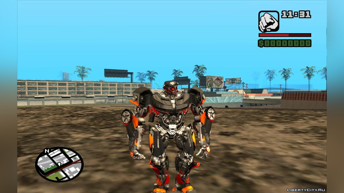 Скачать Transformers The Last Knight skin pack для GTA San Andreas