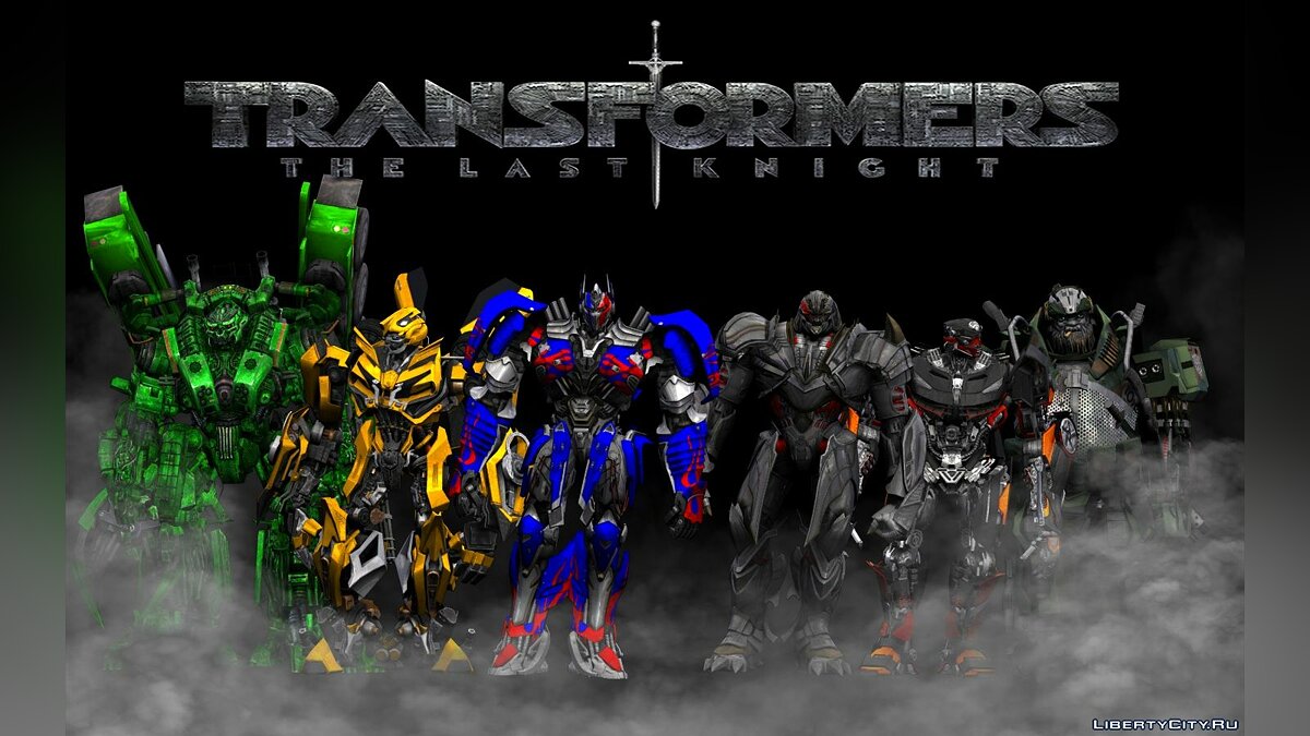 Скачать Transformers The Last Knight skin pack для GTA San Andreas