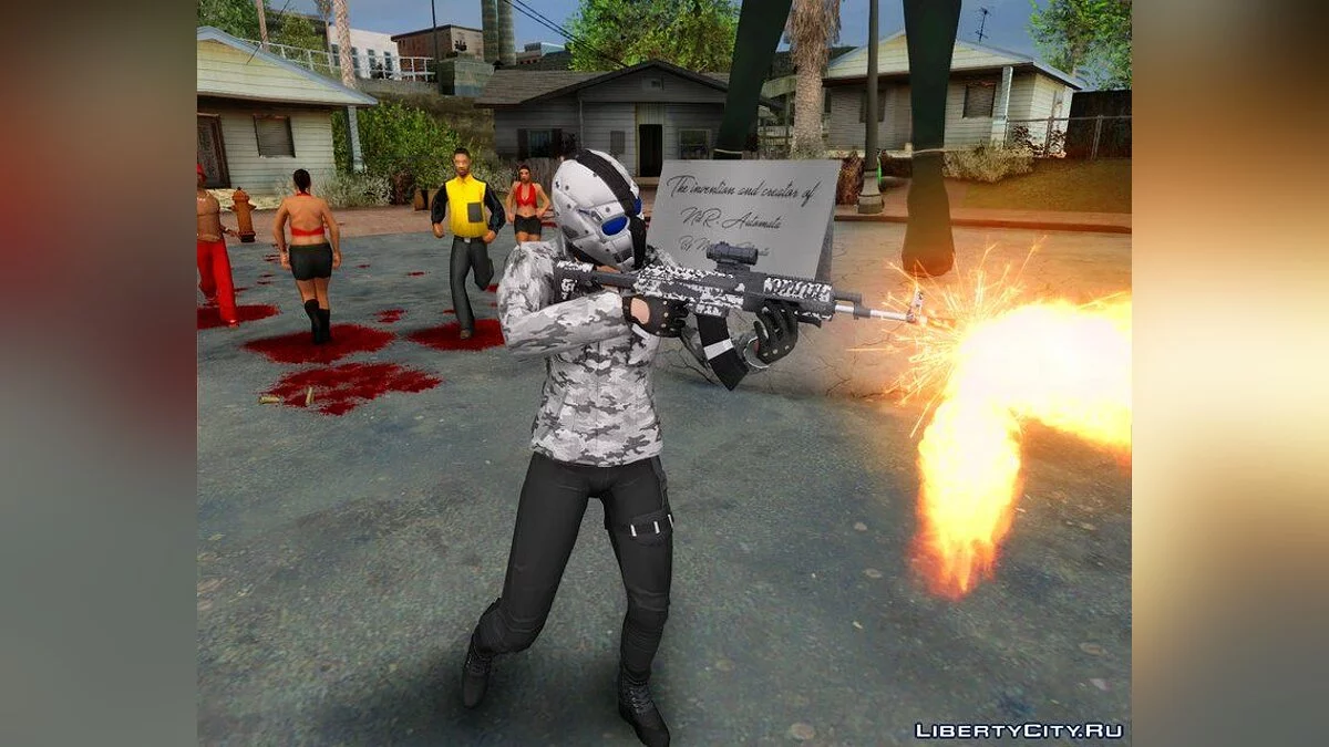 Skin Random #12 GTA V [Female] Dlc Doomsday Heist / GTA San Andreas