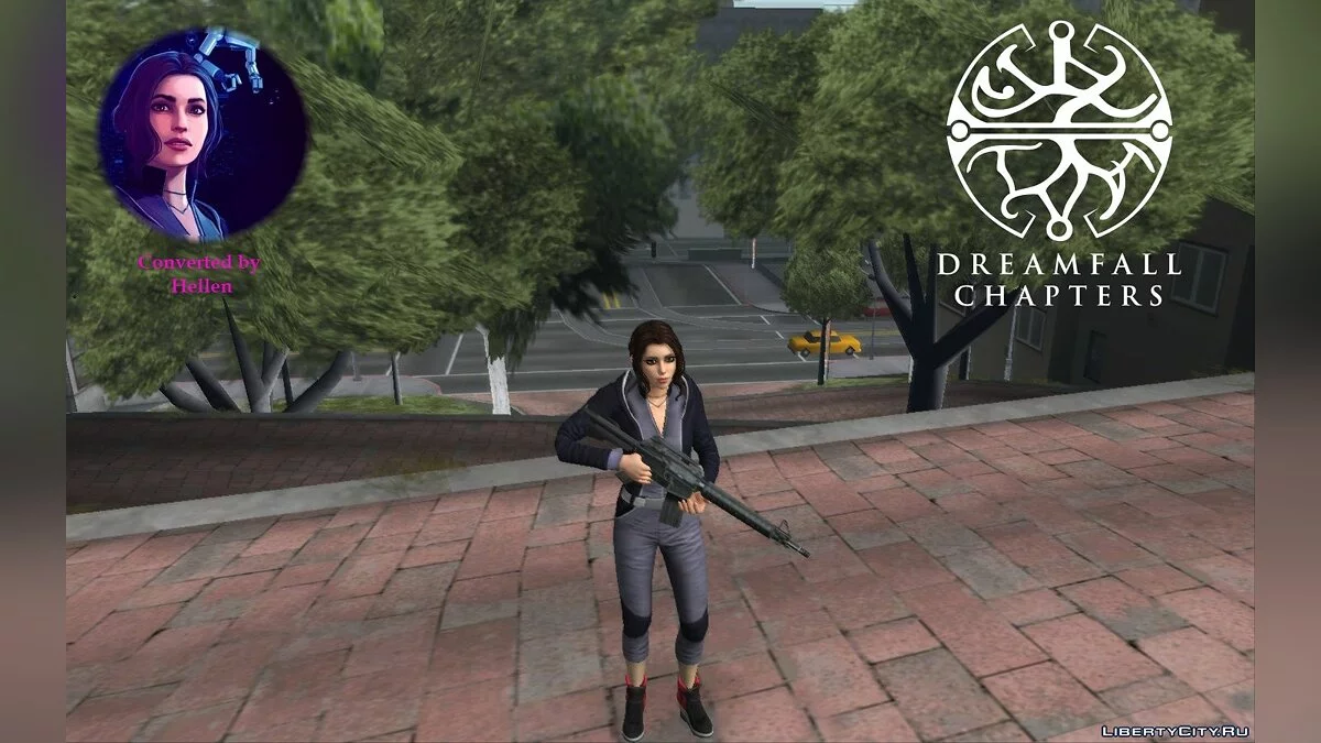 Zoe Castillo from Dreamfall Chapters / GTA San Andreas
