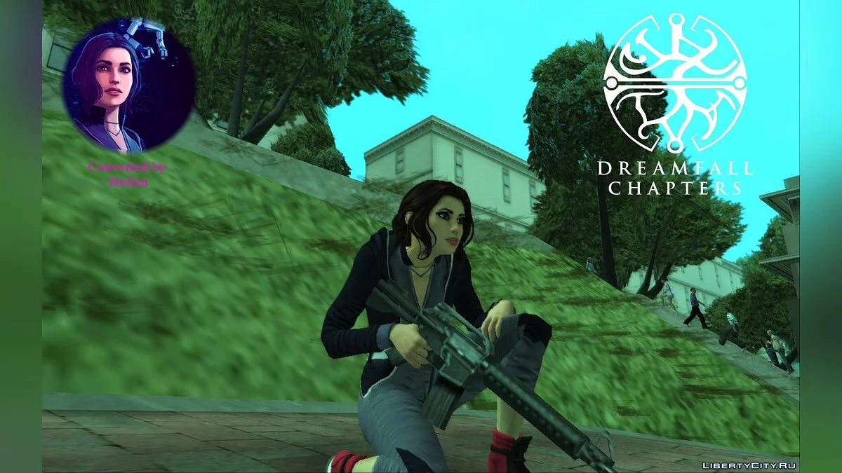 Zoe Castillo from Dreamfall Chapters / GTA San Andreas