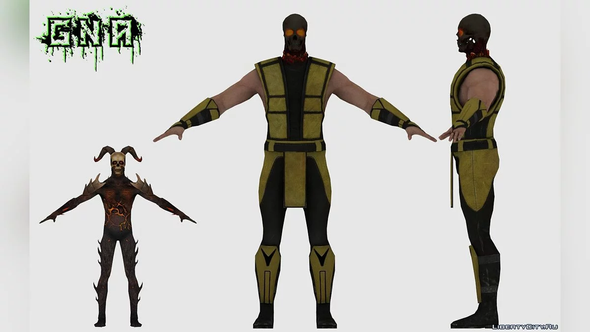HellSpawn Scorpion MKXM / GTA San Andreas