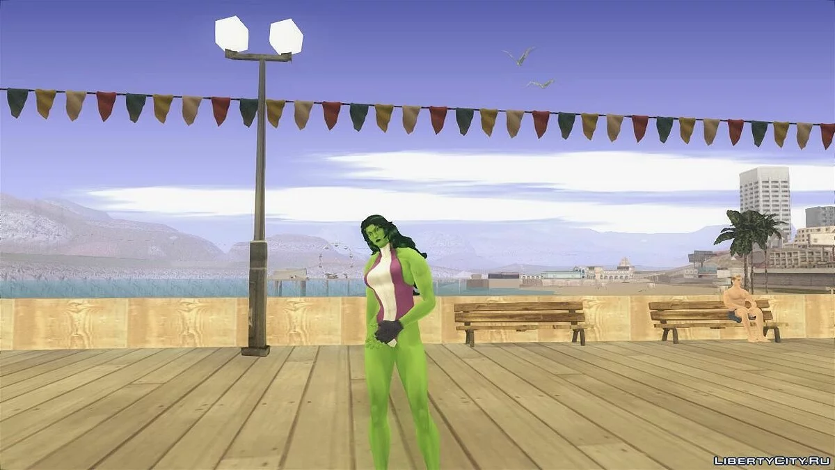Marvel vs Capcom 3 SHe HUlk / GTA San Andreas