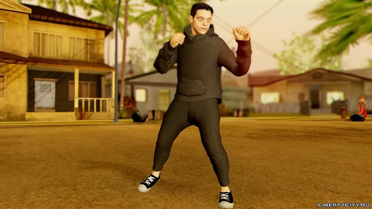 Mr Robot Elliot Alderson-Rami Malek / GTA San Andreas