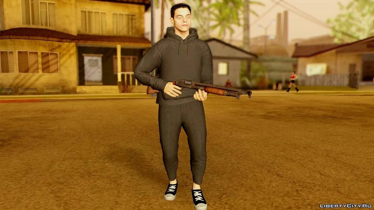 Mr Robot Elliot Alderson-Rami Malek / GTA San Andreas