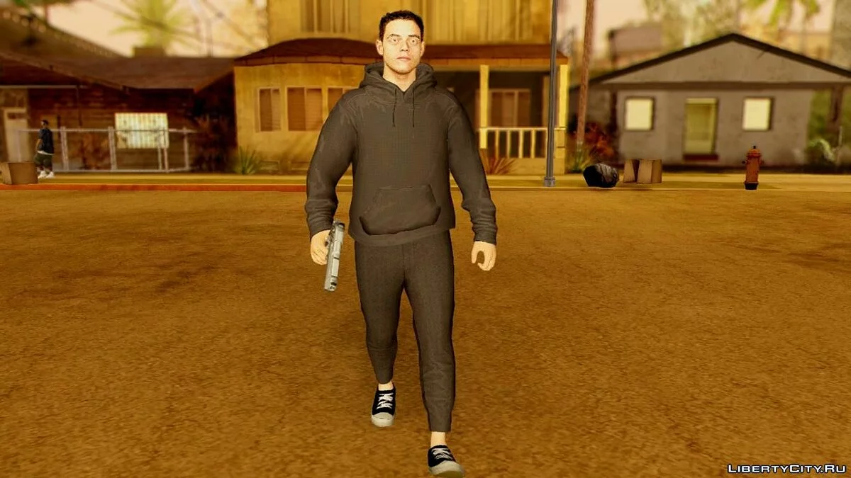 Mr Robot Elliot Alderson-Rami Malek / GTA San Andreas