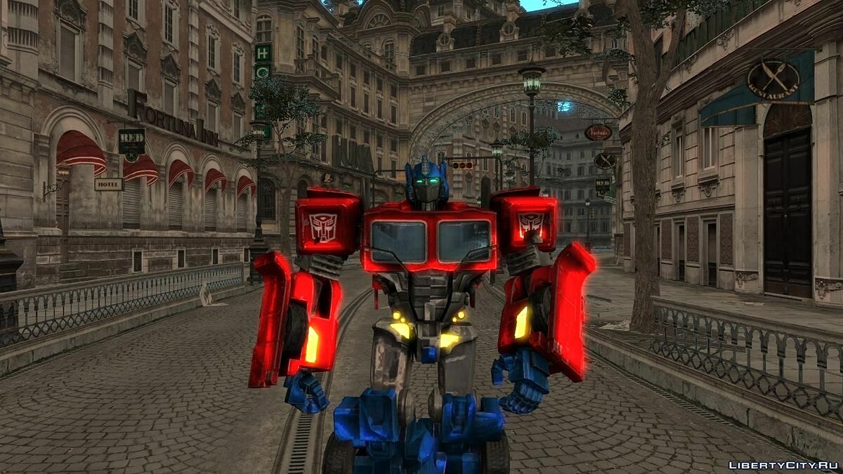 Скачать Optimus Prime (TRANSFORMERS: Forged to Fight) для GTA San Andreas