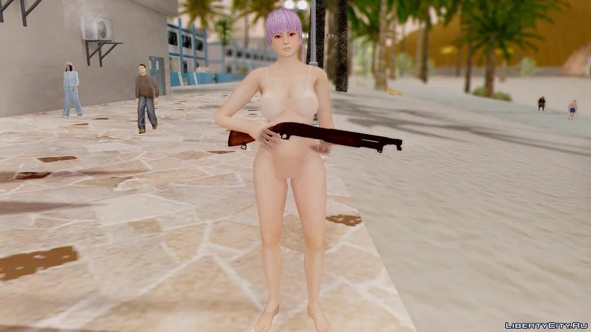 Dead Or Alive 5 LR Ayane Beach Paradise (Tan Lines) / GTA San Andreas