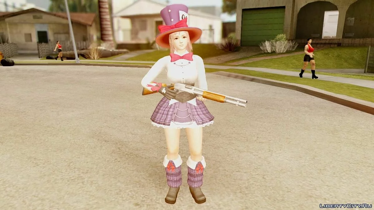 Dead Or Alive 5 LR Honoka Halloween 2015 / GTA San Andreas