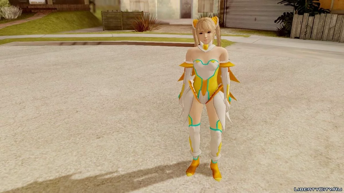 Dead Or Alive 5 LR Marie Rose Schoolgirl Strikers / GTA San Andreas