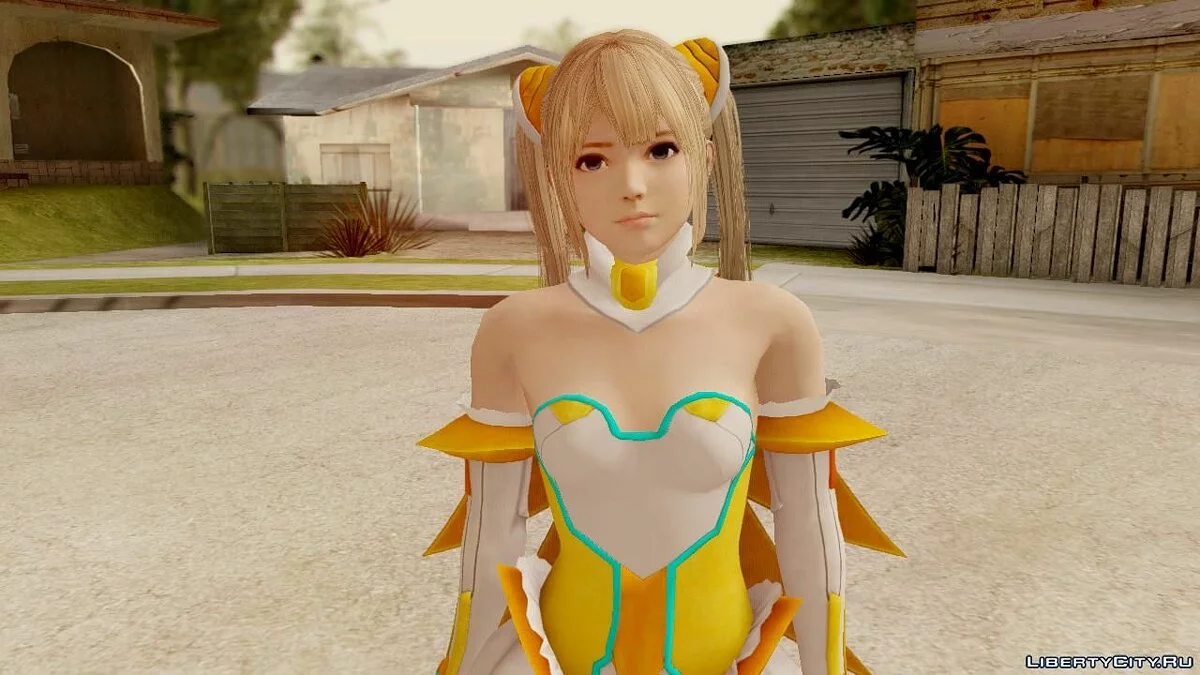 Dead Or Alive 5 LR Marie Rose Schoolgirl Strikers / GTA San Andreas