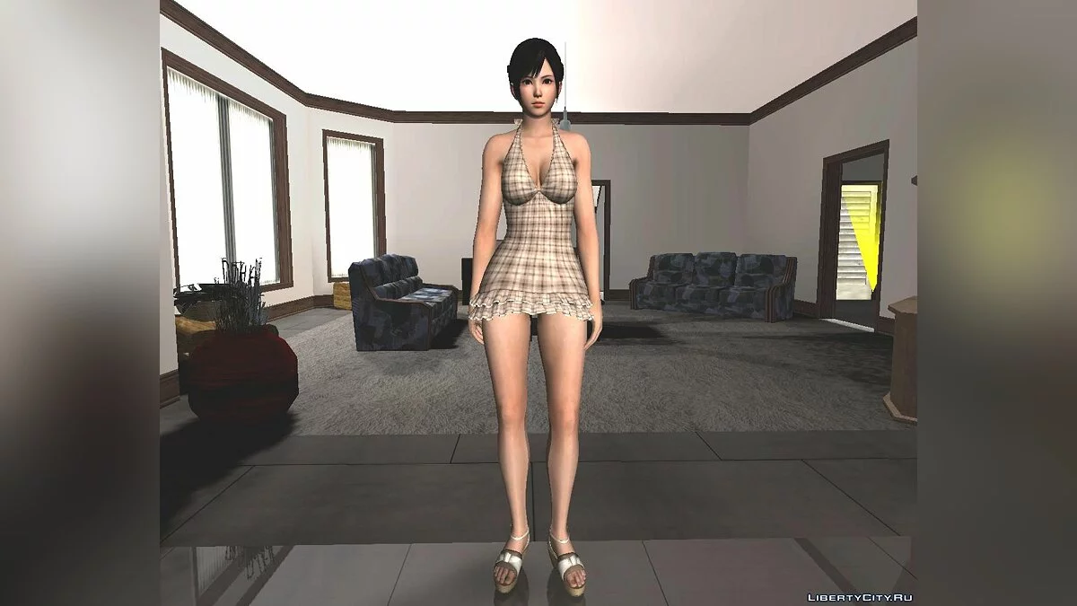 Kokoro [Gust Mashup Swimwear] Ponytail From DOA5LR / GTA San Andreas