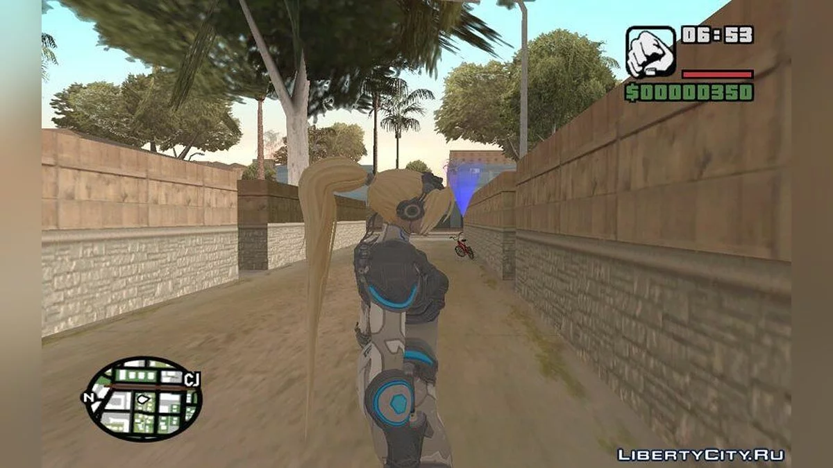 Nova Widowmaker from Overwatch / GTA San Andreas