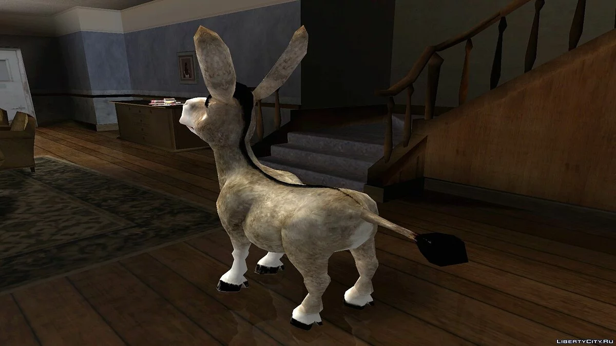 Осёл из Shrek: The Video Game / GTA San Andreas