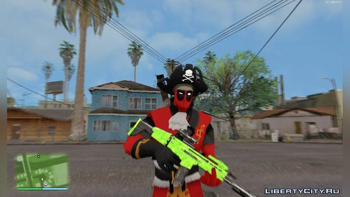 Пират Дэдпул / GTA San Andreas