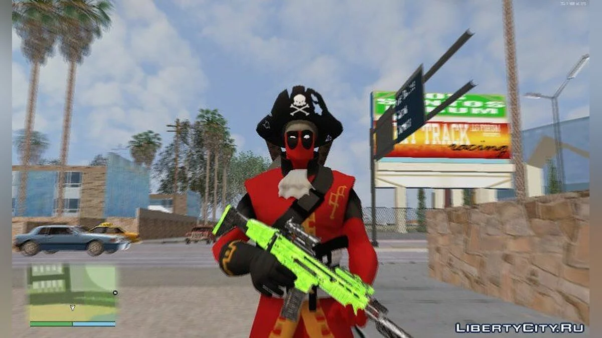 Пират Дэдпул / GTA San Andreas