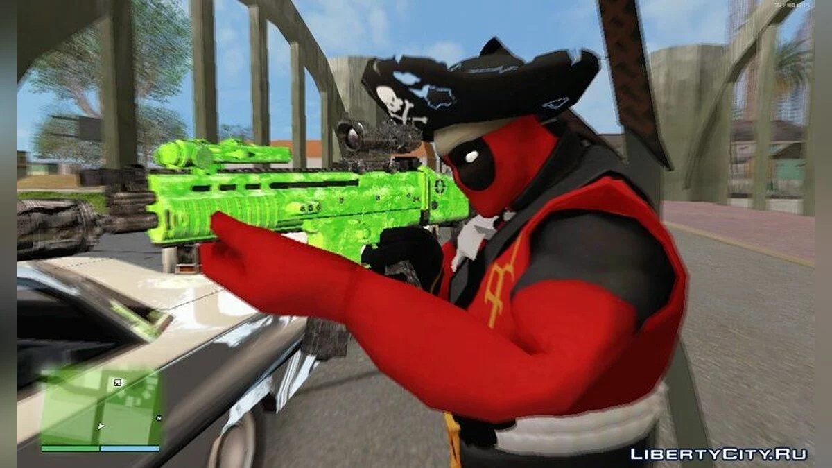Пират Дэдпул / GTA San Andreas