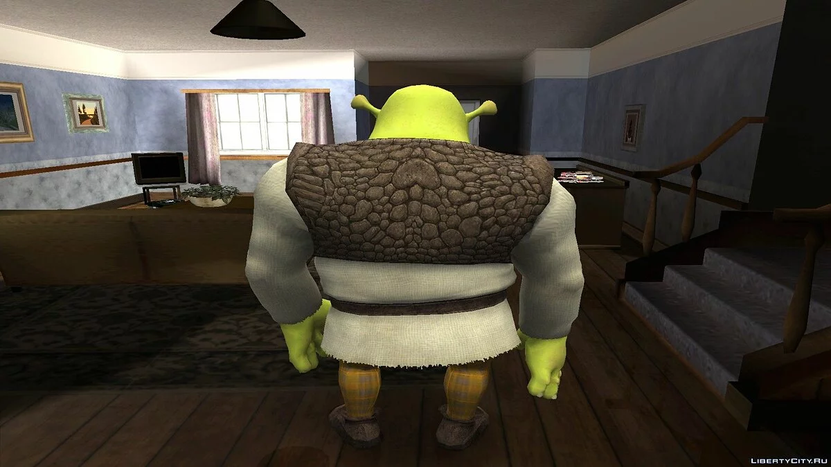 Шрек из Shrek: The Video Game / GTA San Andreas
