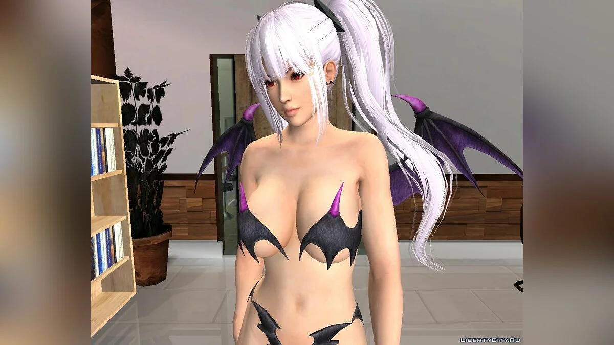 Ayane в костюме суккуба из игры DOA 5 / GTA San Andreas