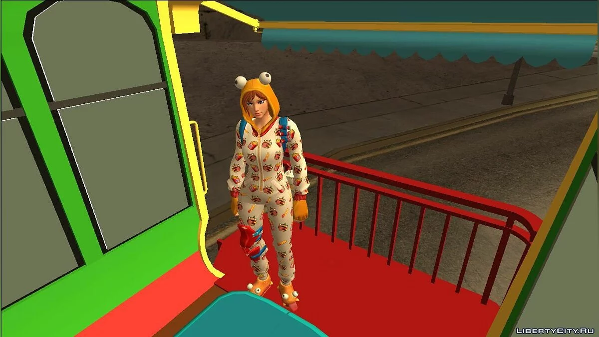 DurrBurger PJ -  Девушка из Fortnite / GTA San Andreas