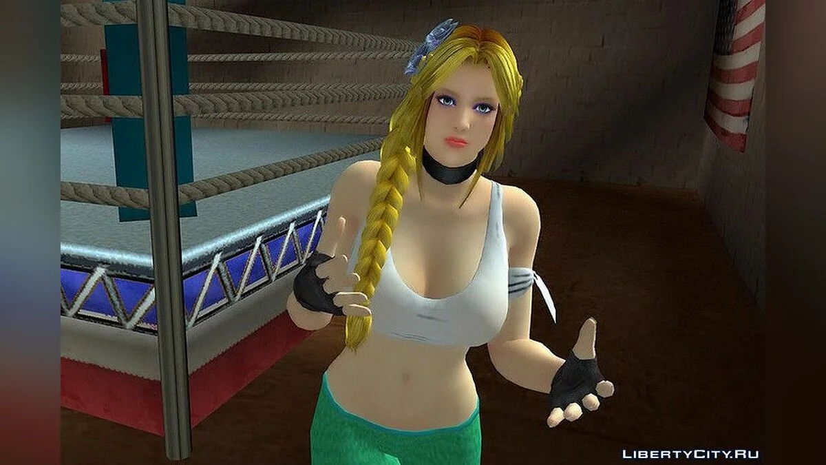 Хелена из игры  DOA5 / GTA San Andreas