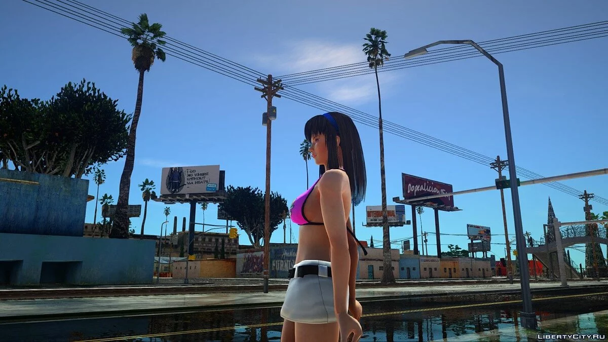 Хитоми в горячем костюме / GTA San Andreas