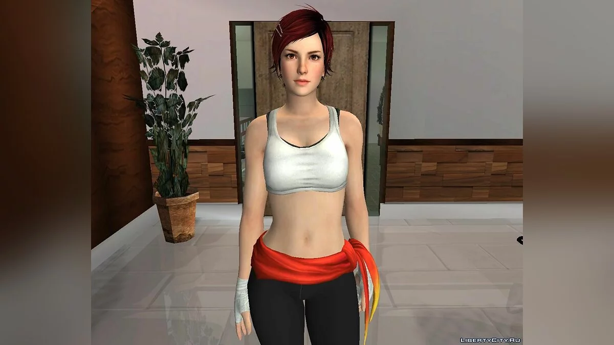 Мила в спортивных легинсах из игры DOA 5 / GTA San Andreas