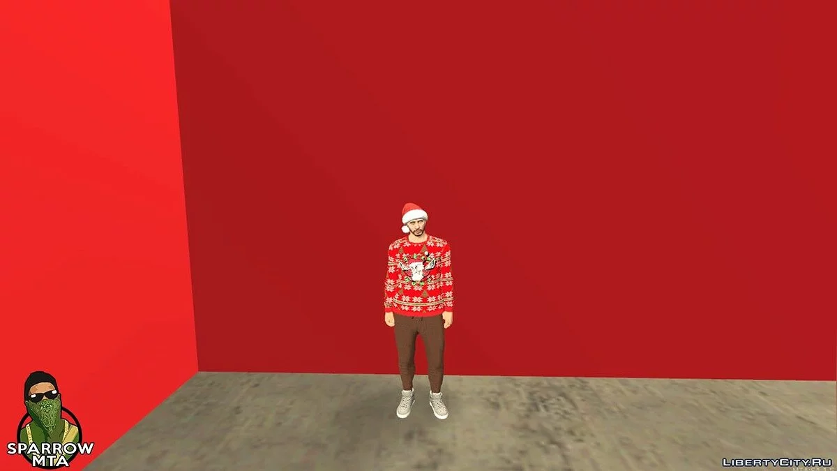 Новогодний скин #3 / GTA San Andreas