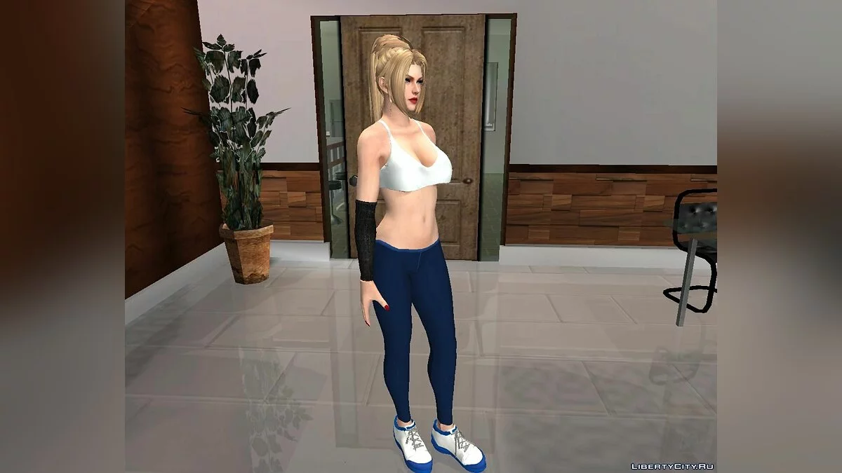 Рэйчел в спортивных легинсах из игры DOA 5 / GTA San Andreas