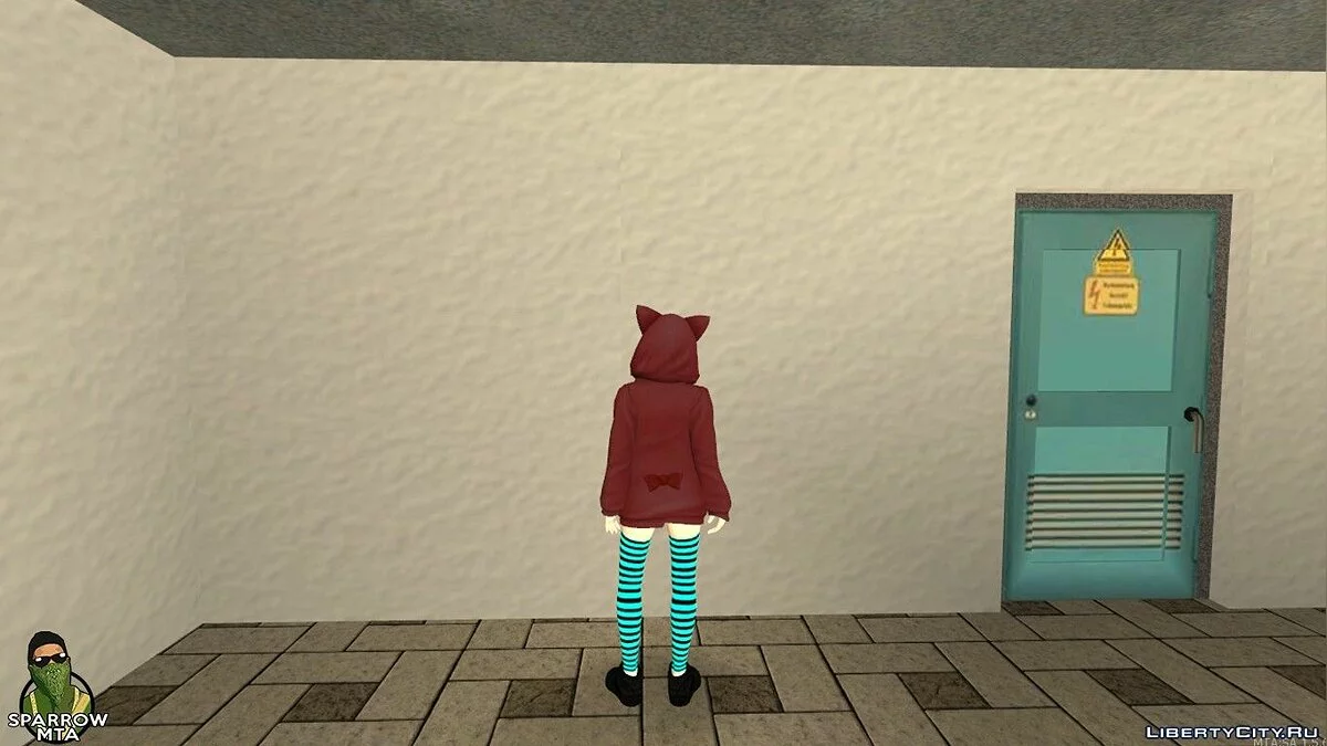 Скин анимешной девушки / GTA San Andreas